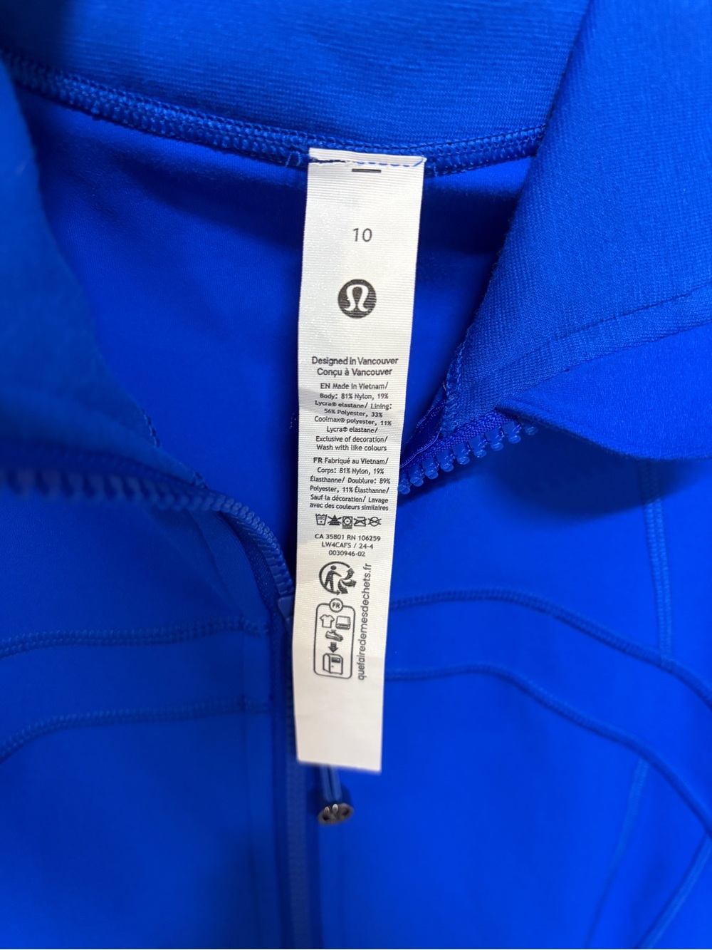 lululemon athletica Women's Cerulean Blue Define Jacket - Picture 2 of 6